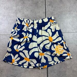 Eric Emanuel EE Basic Shorts Blue Daisies Yellow Large